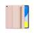 Tech-Protect SmartCase für Apple iPad 10.9 (2022) Tablet, rosa Farbe, zeigt das Etui geöffnet und geschlossen