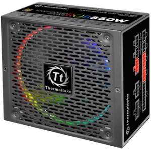Thermaltake Toughpower Grand RGB 850W tápellátó egység, fekete, 80+ Gold minősítésű, 14cm ventilátor - Grand