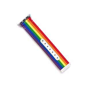 Szivárvány Apple Watch szíj a Cellect-től - 38mm 40mm 41mm szövet szíj - Okosóra szíj