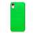 Világoszöld szilikon telefontok texturált háttal Apple iPhone XR-hez