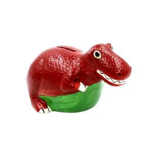 T-rex norka lalka ceramiczna