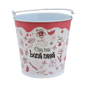 Fazekastarto 10 cm bucket with 'Best Godmother' inscription - Landscaping