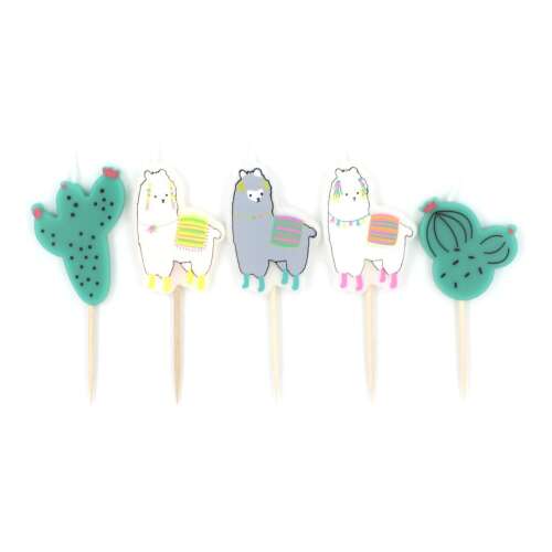 5-piece Alpaca and Cactus Candle Set 54246542