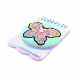 Fluturas 3D Notebook Purple 80 pages 131510703 - Office paper product