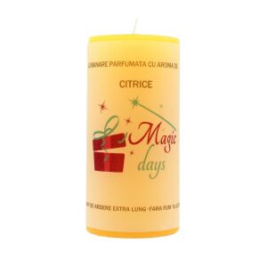 Ароматна свещ Magic Days Citrus, 10 см - Свещ