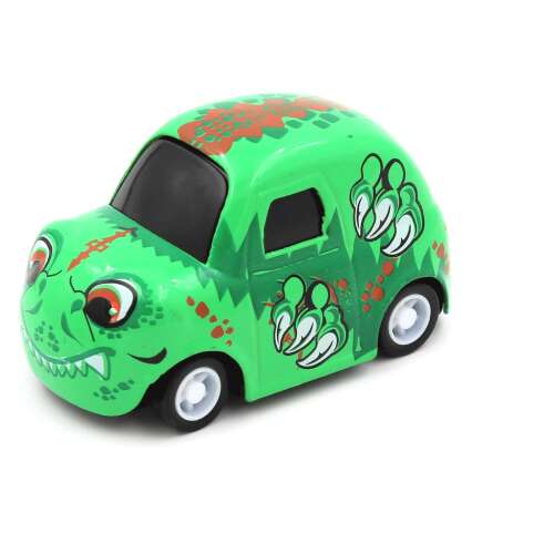 Zöld dinoszaurusz visszahúzható autó