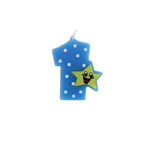 Blue Anniversary Candle No. 1 54247004 - Candle