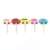 5 pc Colorful Party Bus Candle Set 54247049
