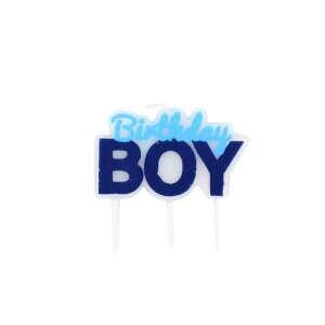 Birthday Boy Party Candle Blue 54247173 - Candle