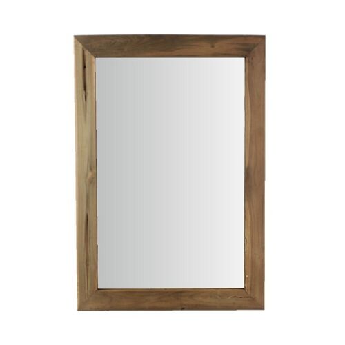 Teakfa Tükör 100x70 cm modern recycled wood mirror