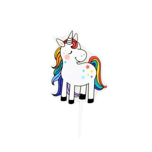 Unicorn Rainbow Party Candle 108400993