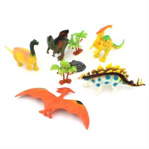 Deluxebase, Jumbo, Dinosaurier-Figurenset, 8-teilig