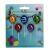 Lufi Birthday Candles - 5 Pack - Balloon Shaped Party Candles in Packaging