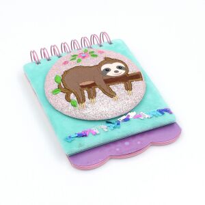 Turkusowy Notatnik 3D Lazy 80 stron 131510696 - Artykuły biurowe