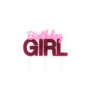 Birthday Girl Pink Party Candle 54248945 - Candle
