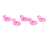 5-piece Flamingo Pink Candle Set 54250743