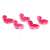 5-piece Flamingo Ciclam Glitter Candle Set 54250816