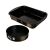 Berlinger Haus Metallic Line Shiny Black Baking Set: Rectangular Pan and Round Springform Pan