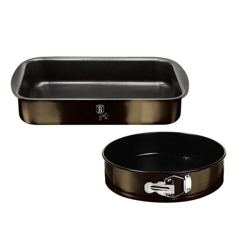 Berlinger Haus LP-KL-119P Metallic Line Shiny Black Edition 2-dijelni Set za Pečenje #crna
