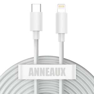 Kabel Anneaux TypeC do Lightning, 2 metry długości, białe - Ładowarka, kabel ładowarki i inne kable