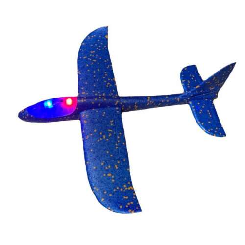 LED-es eldobós modellrepülő – hungarocell (48cm) (BBJ)