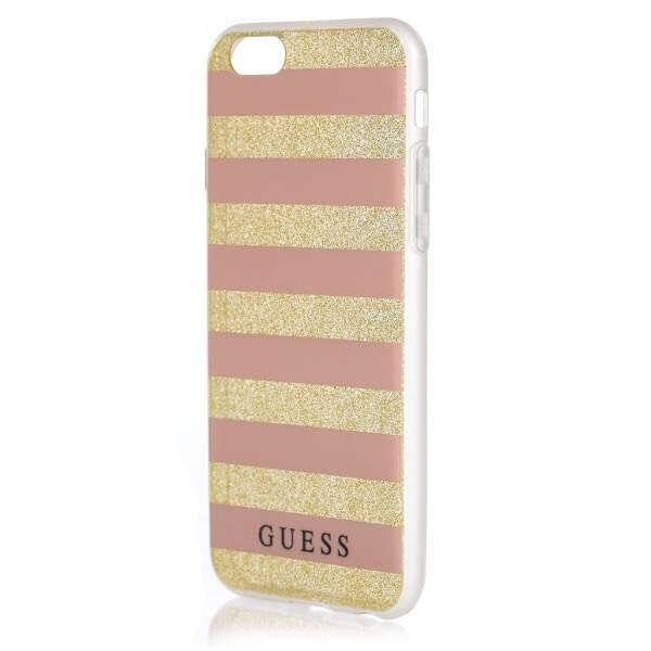 Guess GUHCP6STGPI iPhone 6/6S rózsaszín keménytok Ethnic Chic Str...