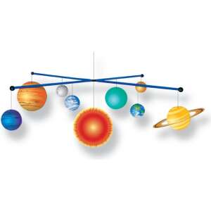4M Sonnensystem Mobile, leuchtende Planeten, hängendes Modell, Lernspielzeug, wissenschaftliches Projekt - Wissenschaftliche und Entdeckerspiele