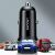 USAMS Dual USB Autoladeger mit Autos im Hintergrund