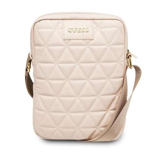 Guess gesteppte Tablettentasche, rosa, 10 Zoll