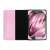 Blun rosa Universal Tablet Hülle geöffnet mit Tablet
