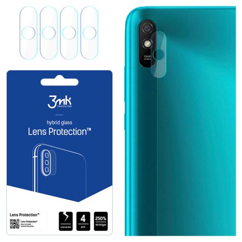 3MK Lens Protection Xiaomi Redmi 9A-hez - Kameralencse védő - 4 darabos csomag - Kijelzővédő fólia