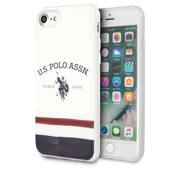 US Polo USHCI8PCSTRB iPhone 7/8/SE 2020 / SE 2022 fehér Tricolor...