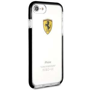 Ferrari iPhone 7/8 SE 2020 / SE 2022 Stoßfestes Case, Transparent Schwarz - Ferrari Handyhüllen