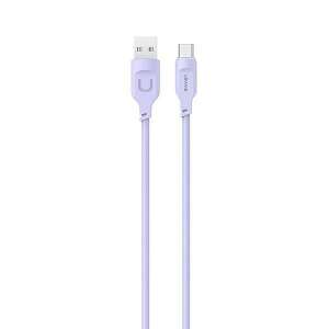 Cablu USAMS USB-C la USB-A, mov, 1,2 m, 6 A, seria Lithe - USAMS Cabluri USB