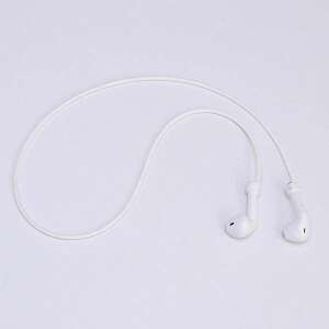 Fehér fejhallgató pánt, fejhallgató pánt Apple AirPods-hoz, fejhallgató pánt vezeték nélküli fejhallgatókhoz, fejhallgató pánt fülhallgatókhoz, fejhallgató pánt sportoláshoz, fejhallgató pánt futáshoz, fejhallgató pánt edzőterembe, fejhallgató pánt nyakra, fejhallgató pánt kényelemhez, fejhallgató pánt biztonsághoz - Okosóra szíj