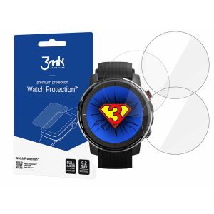 3MK FlexibleGlass óra képernyővédő fólia Xiaomi Amazfit Stratos 3-hoz, hibrid üveg védelem - 3MK