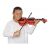 Djevojčica svira violinu Bontempi Klasszikus Hegedű 49cm
