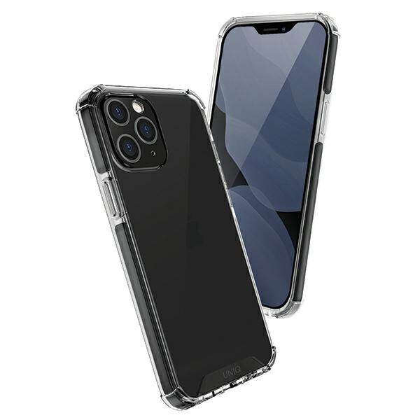 UNIQ Tok Combat iPhone 12 Pro Max 6,7&quot; fekete szénszálas tok