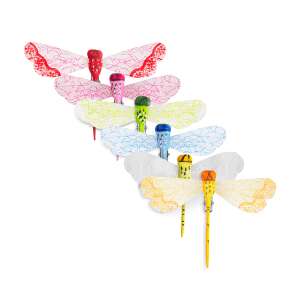 Színes Szitakötő Kerti Dekoráció - 2 db - 12x7 cm