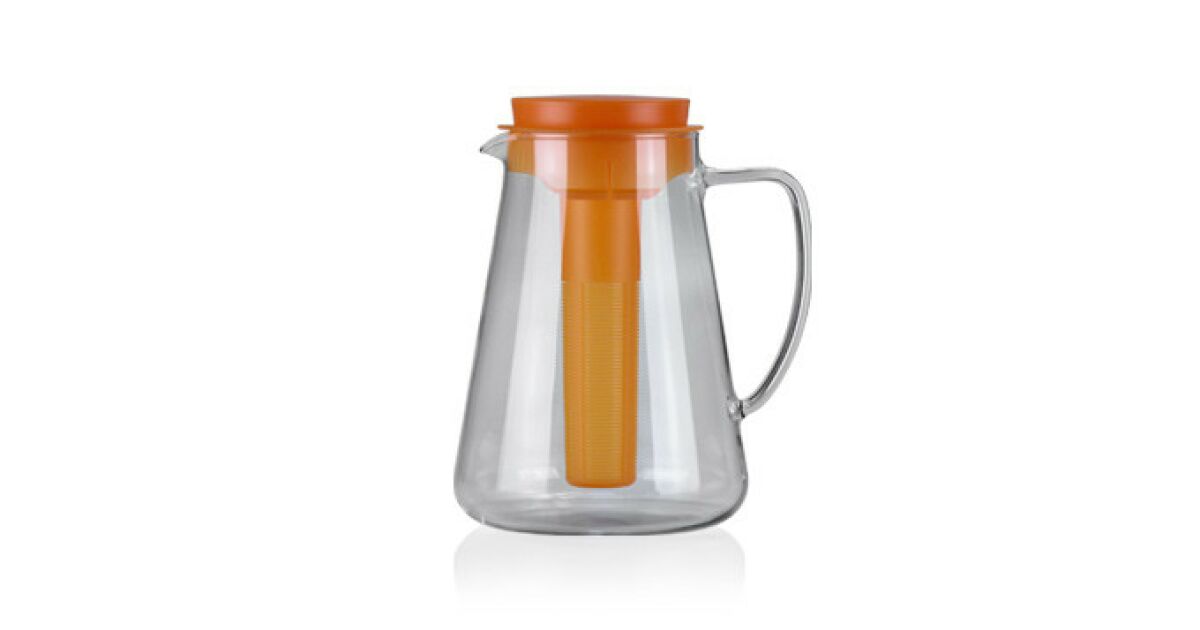 TEO-Kanne mit Kühlfach und Filter, 2,5 l, orange 54301117