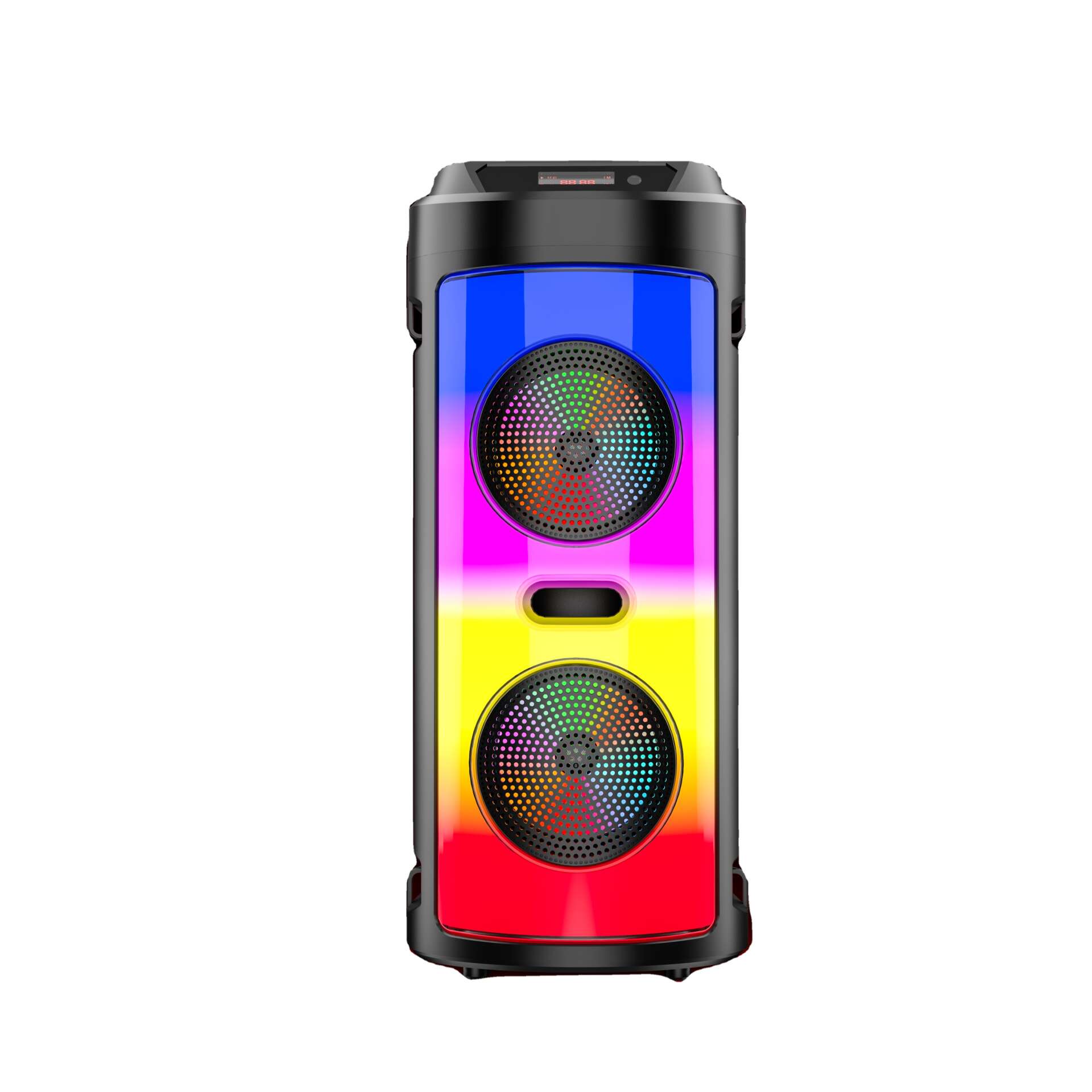 ZQS-4248 LED-es Bluetooth-os party hangszóró karaoke mikrofonnal...