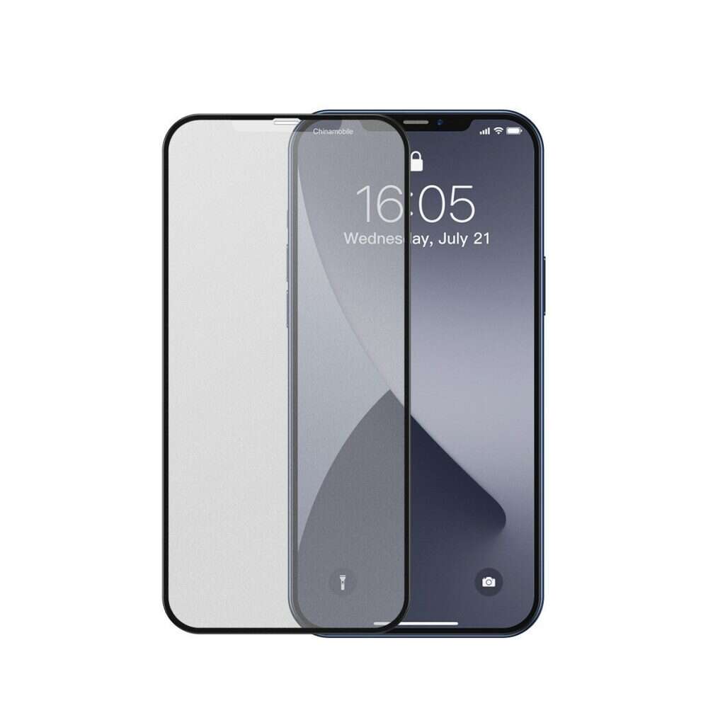 2 Db Üvegfólia Csomag iPhone 12 Mini, Baseus edzett üveghez, 5,4″