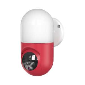 Bébiőr Little Wall Light Q100, 360 ° Figyelés, Alkalmazáson belüli figyelés, Kétirányú kommunikáció, Éjszakai fény, Éjszakai nézet, Piros 54313542 Bébiőr & Légzésfigyelő
