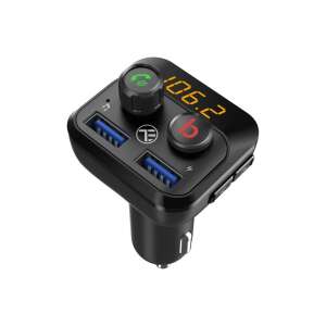 Tellur FMT-B8 Bluetooth FM Modulátor, USB, Mikrofon, 2xUSB port, MicroSD, 2.4 A, Extra Bass 54317396 