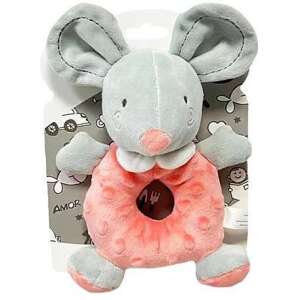 Tulilo puha plüss csörgő egér korall, baba játék, csörgő babáknak, rágóka, plüss csörgő, baba zuhany ajándék - Tulilo