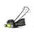 Kosiarka spalinowa Fieldmann FZR 4008-79B, widok z boku, zielono-czarna