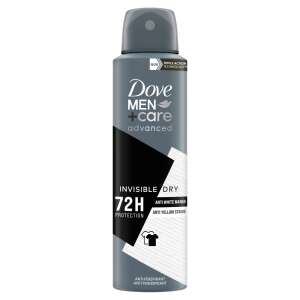 Дезодорант спрей Dove Men+Care Advanced Invisible Dry, 72 часа защита, против бели петна, против жълти петна