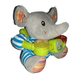 Jucarie interactiva bebe cu activitati si lumini 20 cm - Elefant 54344977 Plusuri muzicale