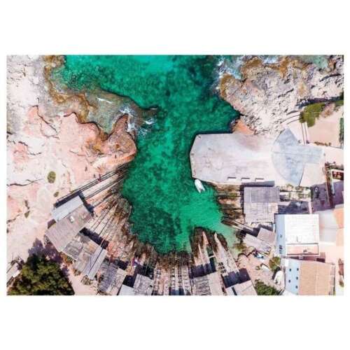 Ravensburger puzzle s 1000 dielikov zobrazujúce Calo de Sant Agusti, krásnu zátoku na Mallorce v Španielsku