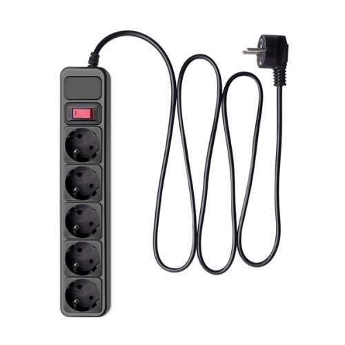 Akyga AK-SP-06B 5-outlet surge protector with 3m cable